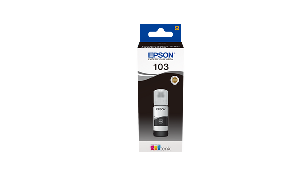 Epson 103 Black Ink 65ml for L3110/L3150 Series – C13T00S14A