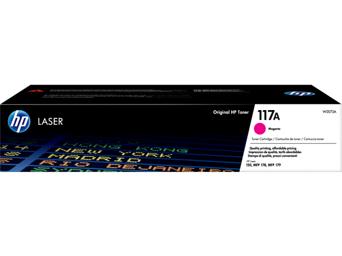 HP 117A Magenta original laser toner cartridge - W2073A
