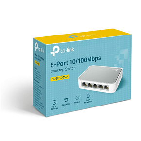 TP-Link TL-SF1005D 5-Port 10/100Mbps Desktop Switch- TL-SF1005D