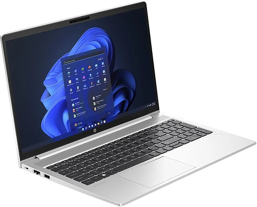 Hp probook 450 G10,Intel Core i5-1335U,8 GB RAM DDR4-3200,512 GB PCIe  NVMe SSD,15.6"FHD,Integrated Intel Iris X Graphics,720p HD camera,PORTS2 USB Type-A,1 AC power,1 HDMI, 1 stereo  RJ-45, 1 headphone/microphone combo , 2 USB Type-C,Pike silver.