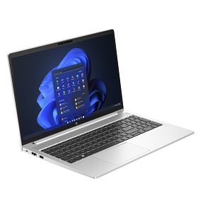 Hp ProBook 450 G10,Intel Core i7-1355U,16 GB RAM DDR4-3200,512 GB PCIe NVMe SSD,Intel Iris X Graphics,15.6' FHD, PORTS:2 USB Type-A ,1 AC power, 1 HDMI 2.1, 1 stereo headphone/microphone combo,1 RJ-45,2 USB Type-C,Fingerprint sensor,Pike silver aluminum.